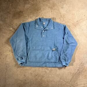 Blue 18 East Snap Neck Pullover Sweatshirt